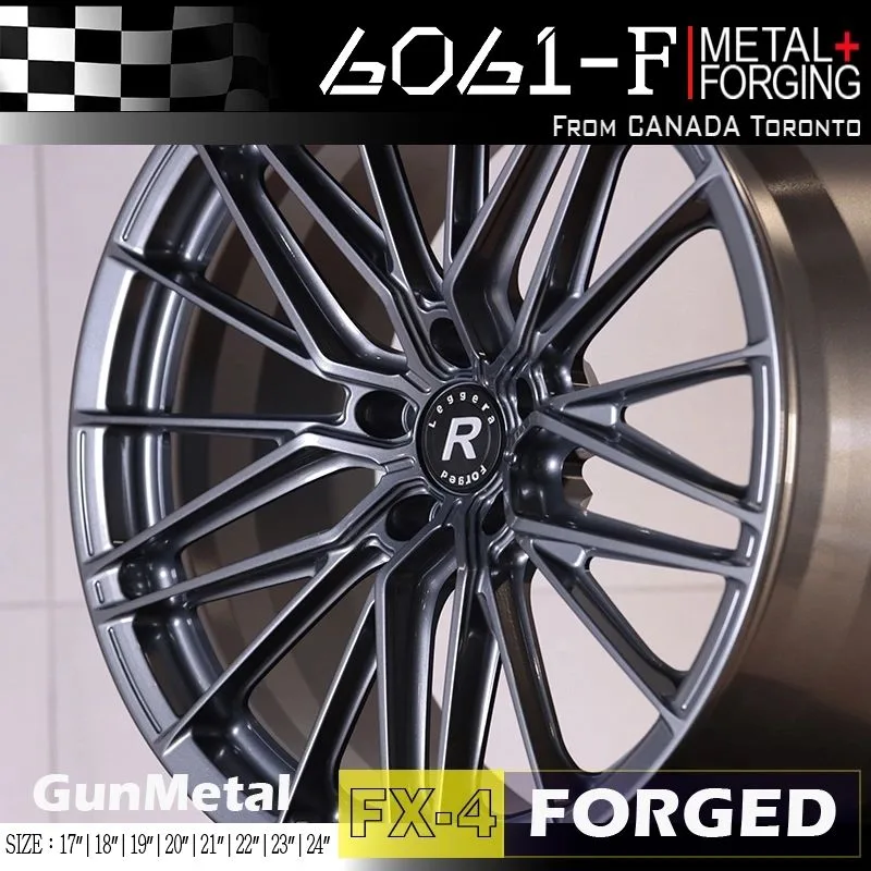 FX04 Forged forged wheel front view