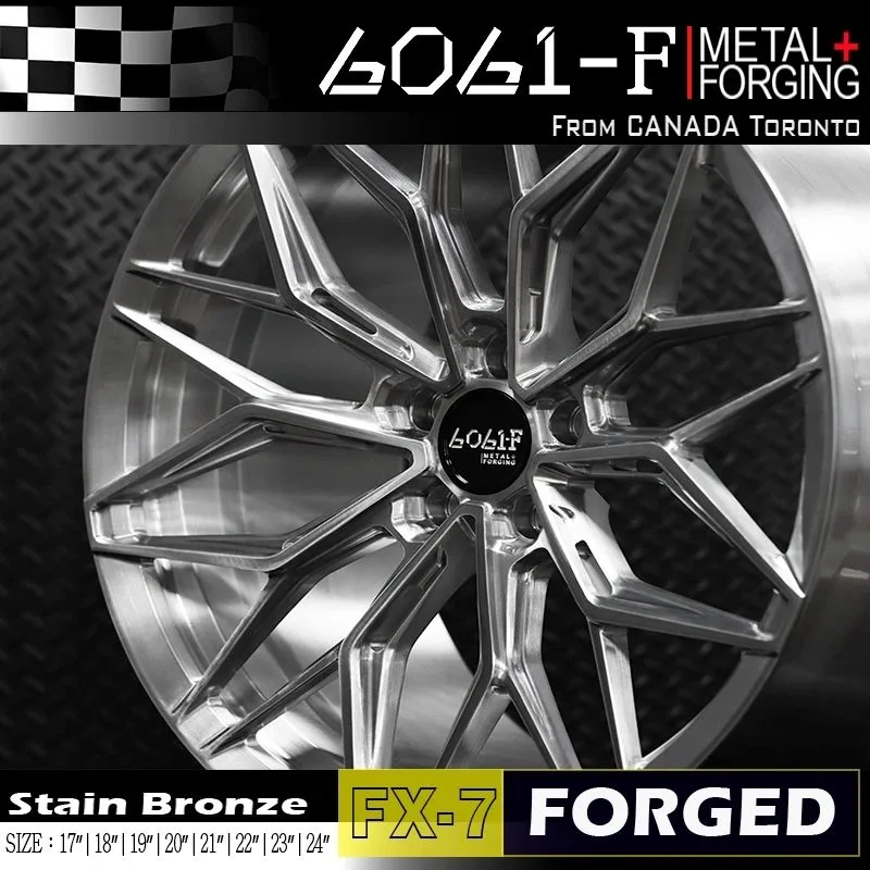 FX07 Forged forged wheel front view