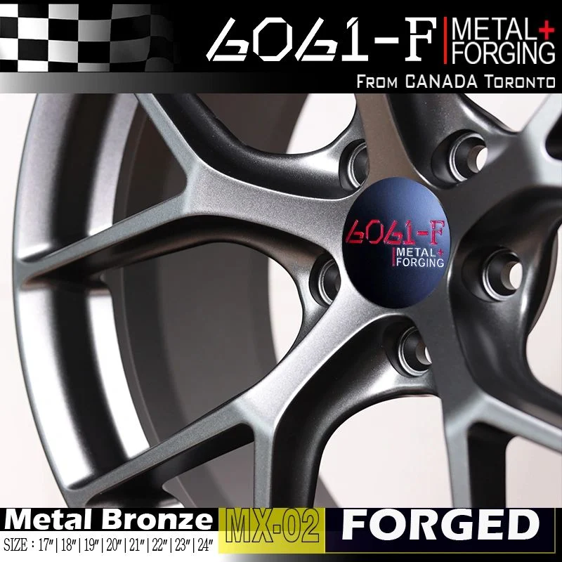 MX02 Forged forged wheel front view