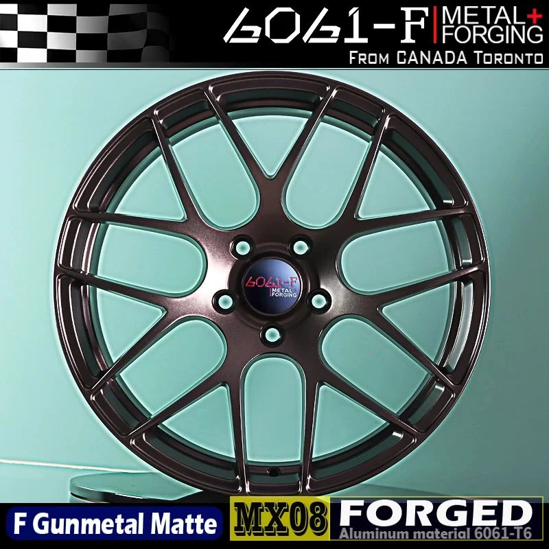 MX08 Forged forged wheel front view